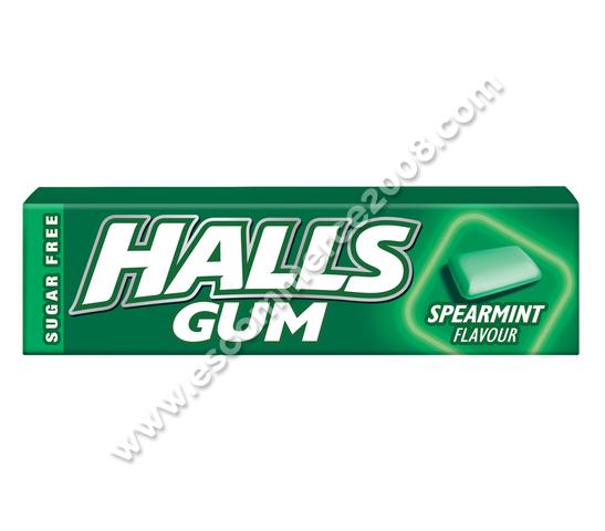 Halls Дъвки Спеърминт 14г