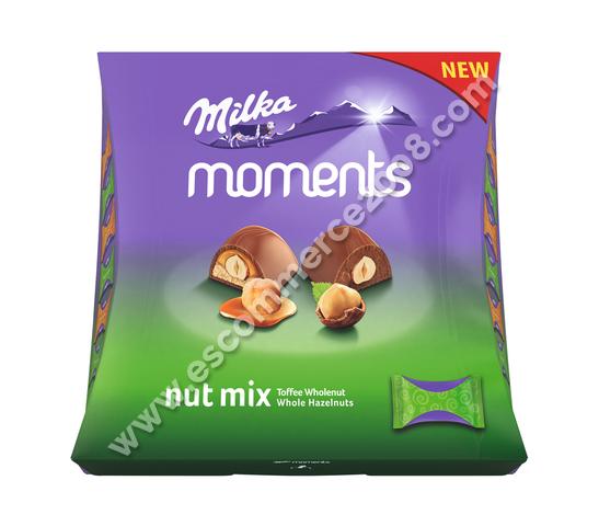 Milka Моменти Микс ядки169г