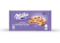 Milka Cookies Sensations с шоколадов пълнеж 156 г